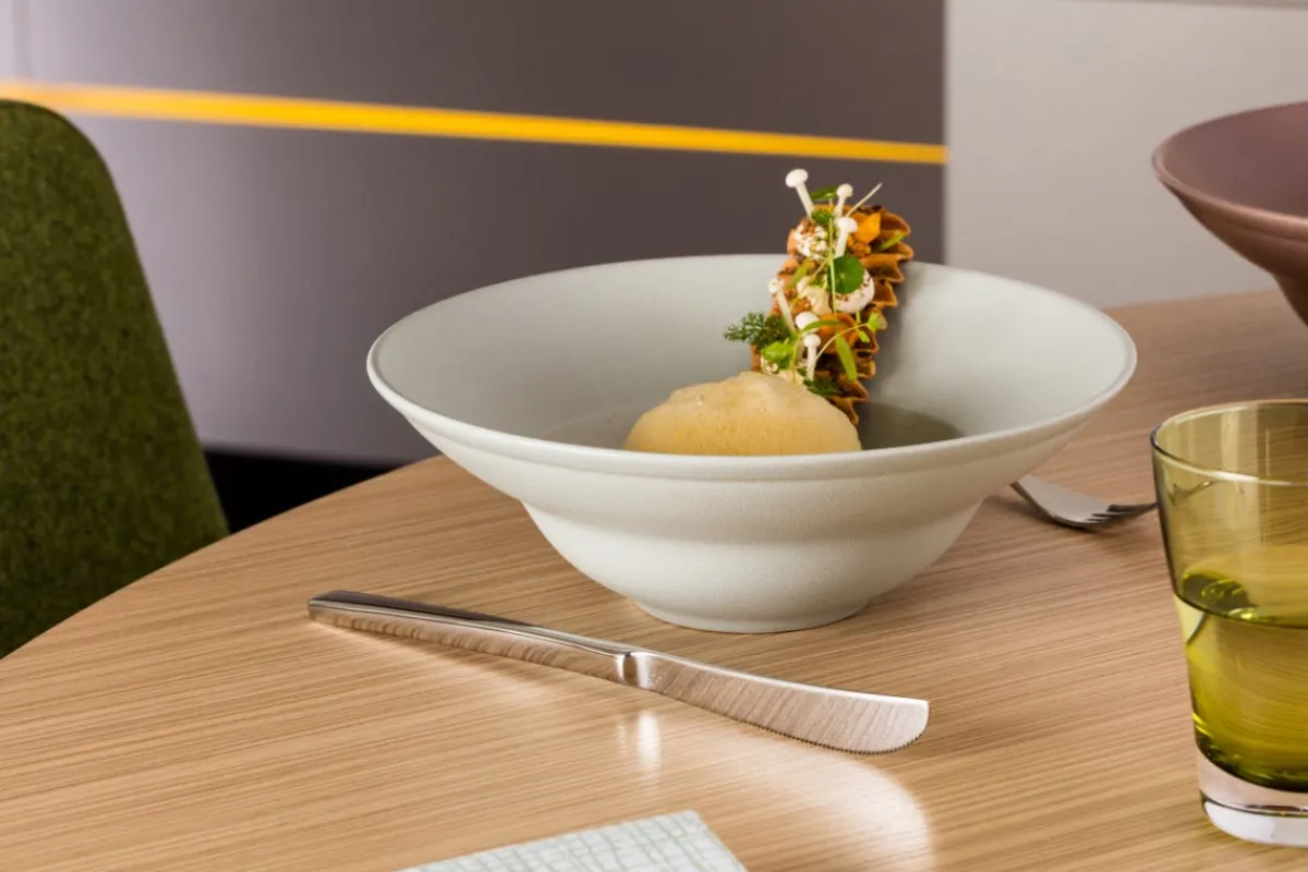 Bol rond Blanc sable porcelaine vitrifiée Ø 16 cm Neo Fusion - RAK Online