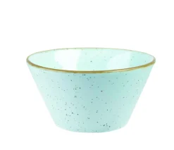 Bol rond bleu porcelaine vitrifiée Ø 12,1 cm Stonecast Duck Egg - CHURCHILL