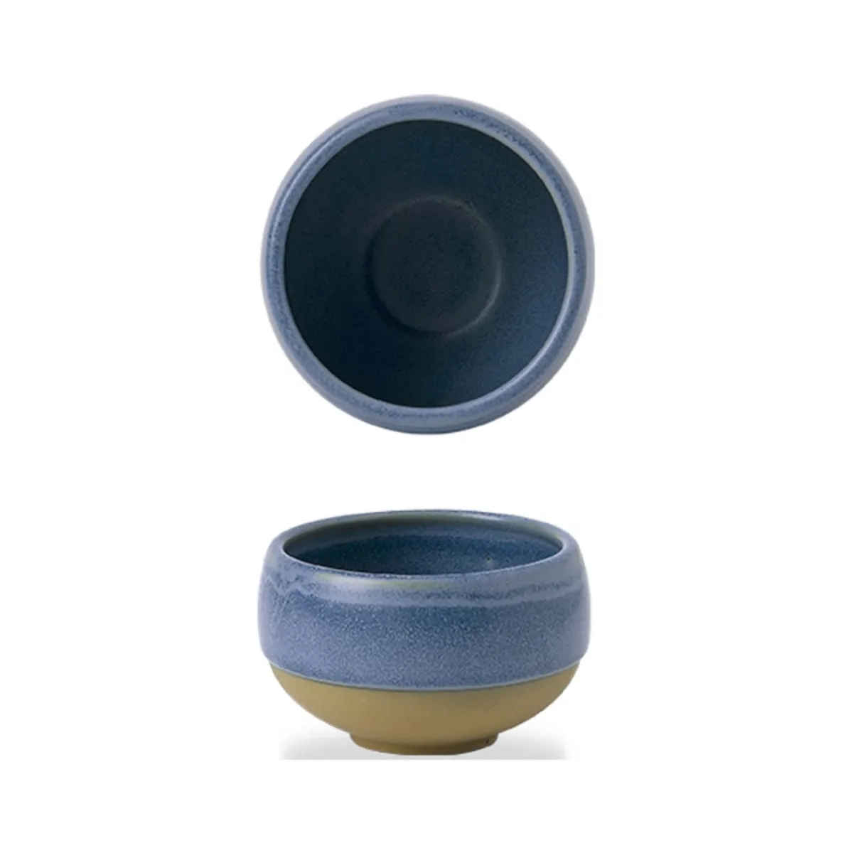 Bol rond bleu porcelaine vitrifiée Ø 9 cm Emerge Oslo - CHURCHILL Online