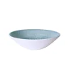 Bol rond bleu porcelaine vitrifiée Ø 19 cm Raku Topaz - CHURCHILL Sale