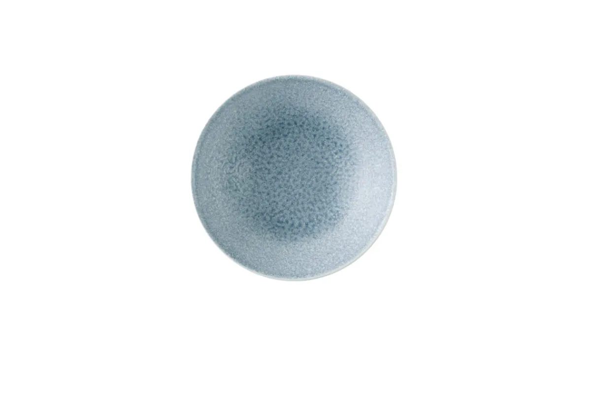 Bol rond bleu porcelaine vitrifiée Ø 19 cm Raku Topaz - CHURCHILL Sale