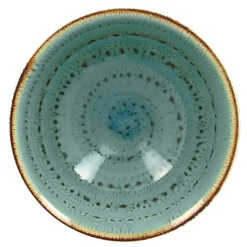 Bol rond bleu porcelaine vitrifiée Ø 12 cm Twirl - RAK