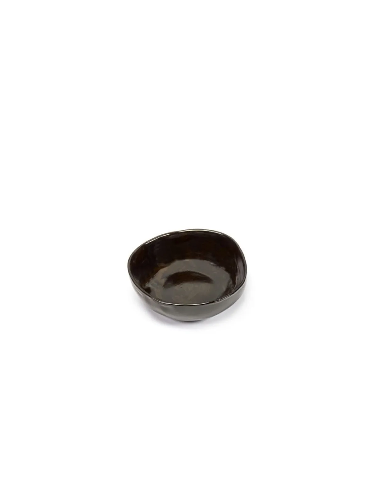 Bol rond ébène grès émaillé 11,5 cm La Mère - SERAX