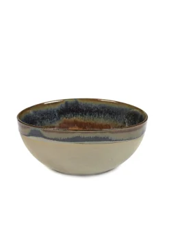 Bol rond brun grès émaillé Ø 15 cm Surface - SERAX New