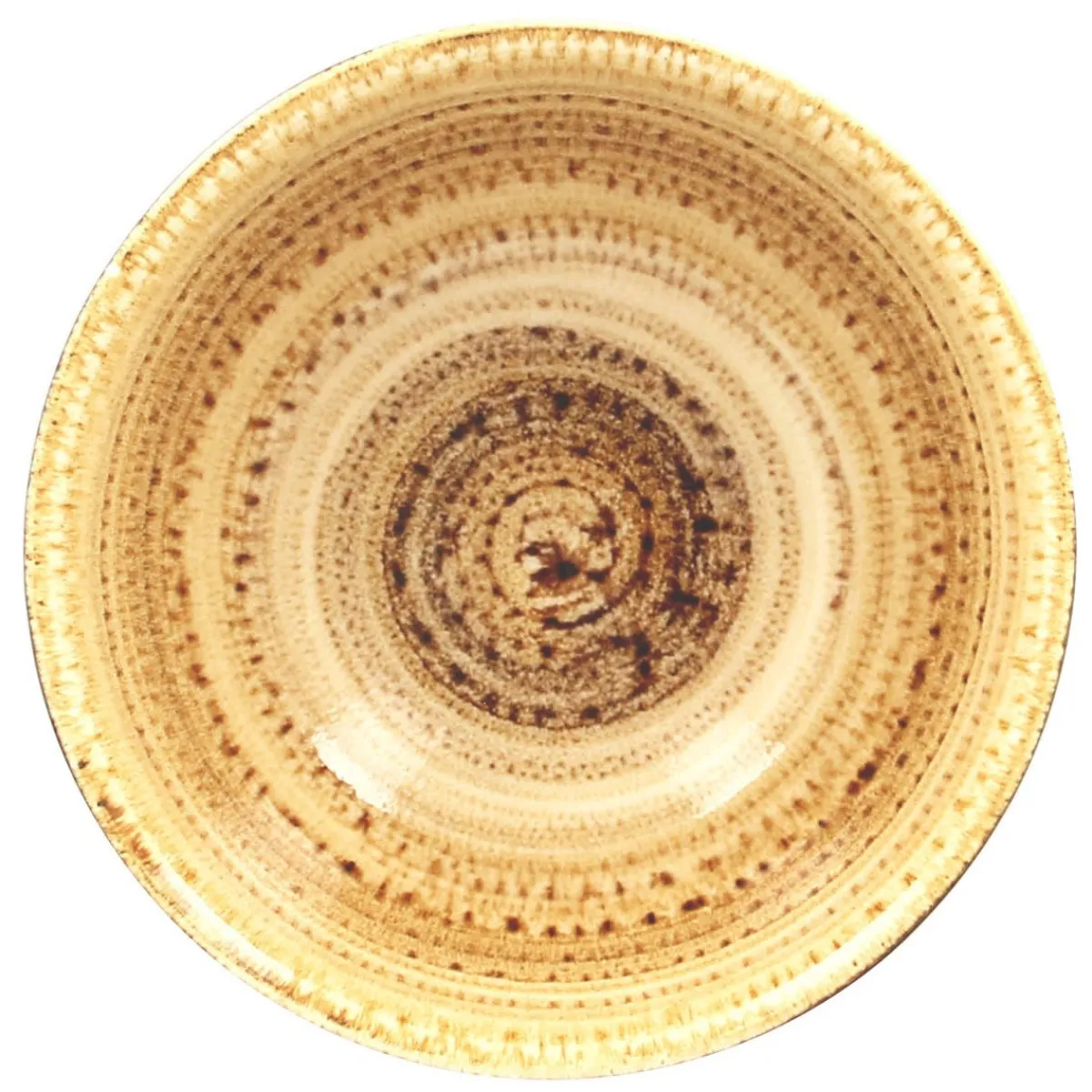 RAK Bol rond brun porcelaine vitrifiée Ø 16 cm Twirl Sale