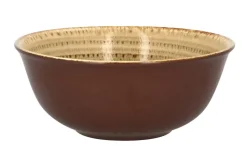 RAK Bol rond brun porcelaine vitrifiée Ø 16 cm Twirl Sale