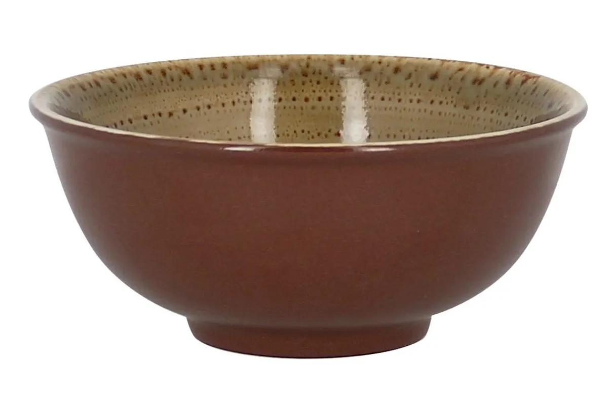 RAK Bol rond brun porcelaine vitrifiée Ø 12 cm Twirl New