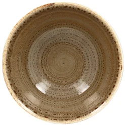 RAK Bol rond brun porcelaine vitrifiée Ø 16 cm Twirl Best