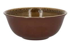 RAK Bol rond brun porcelaine vitrifiée Ø 16 cm Twirl Best