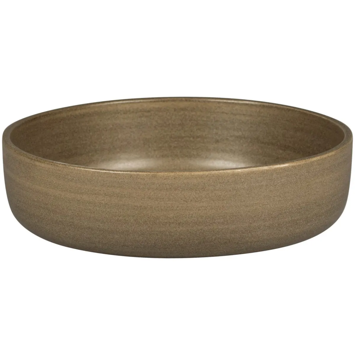 Bol rond Dark Brown porcelaine vitrifiée Ø 26,4 cm Selva - RAK