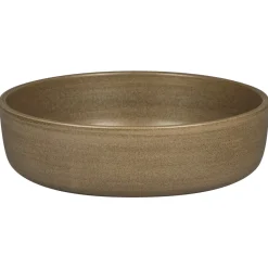 Bol rond Dark Brown porcelaine vitrifiée Ø 24 cm Selva - RAK Sale