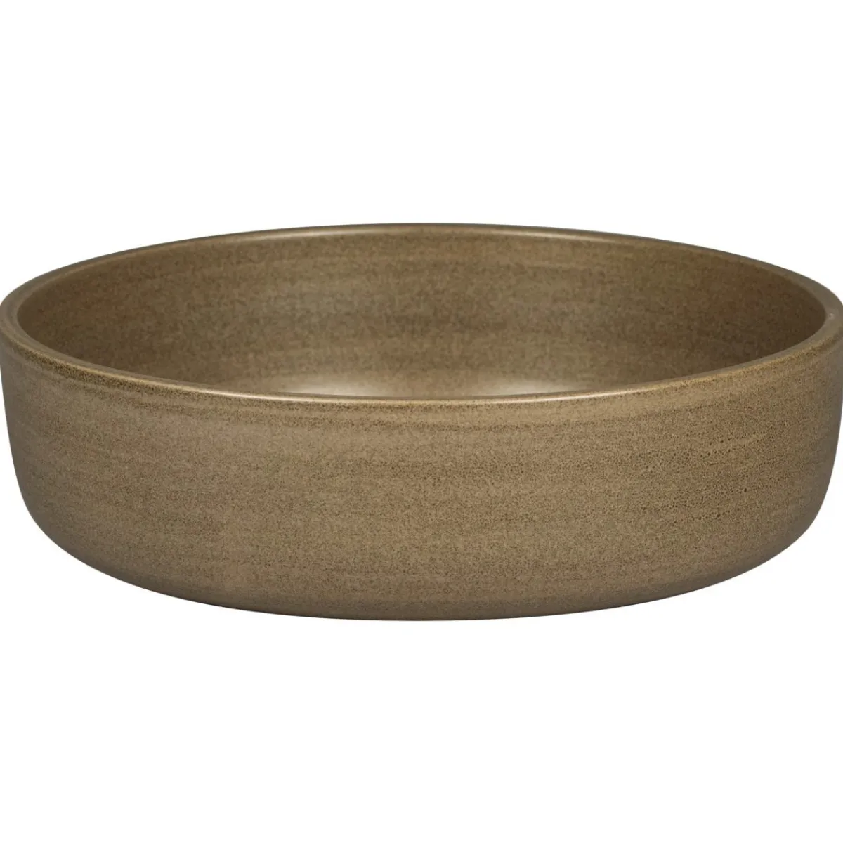 Bol rond Dark Brown porcelaine vitrifiée Ø 24 cm Selva - RAK Sale
