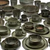 SERAX Bol rond gris grès émaillé Ø 9 cm Surface New