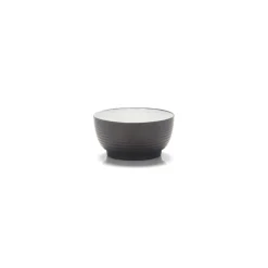 Bol rond gris mélamine 46 cl Ø 12 cm Wave - PLATEX Online