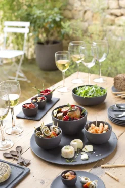 REVOL Bol rond gris porcelaine culinaire Ø 7,5 cm Basalt Sale