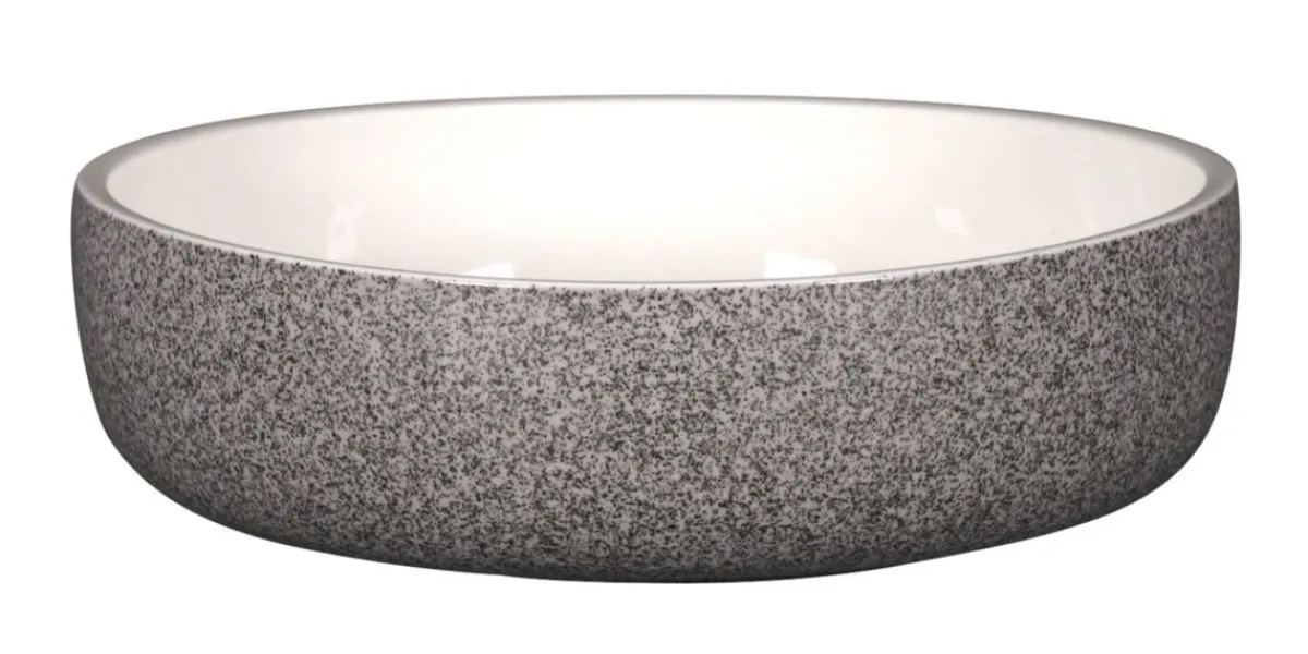 RAK Bol rond gris porcelaine vitrifiée Ø 20 cm stone Ease Hot