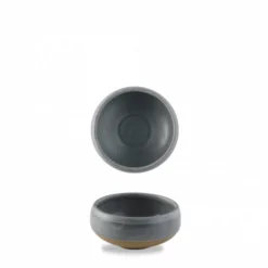 Bol rond gris porcelaine vitrifiée Ø 12 cm Emerge Seatle - CHURCHILL Online