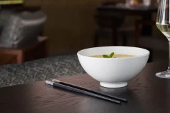 Bol rond ivoire porcelaine vitrifiée Fine Dine - RAK Outlet