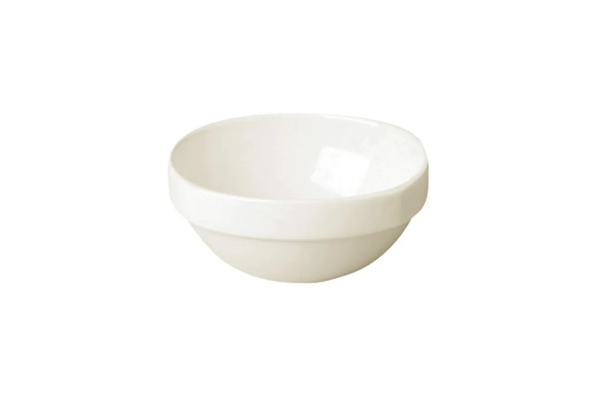 Bol rond ivoire porcelaine vitrifiée 40 cl Ø 13 cm Ska - RAK Sale
