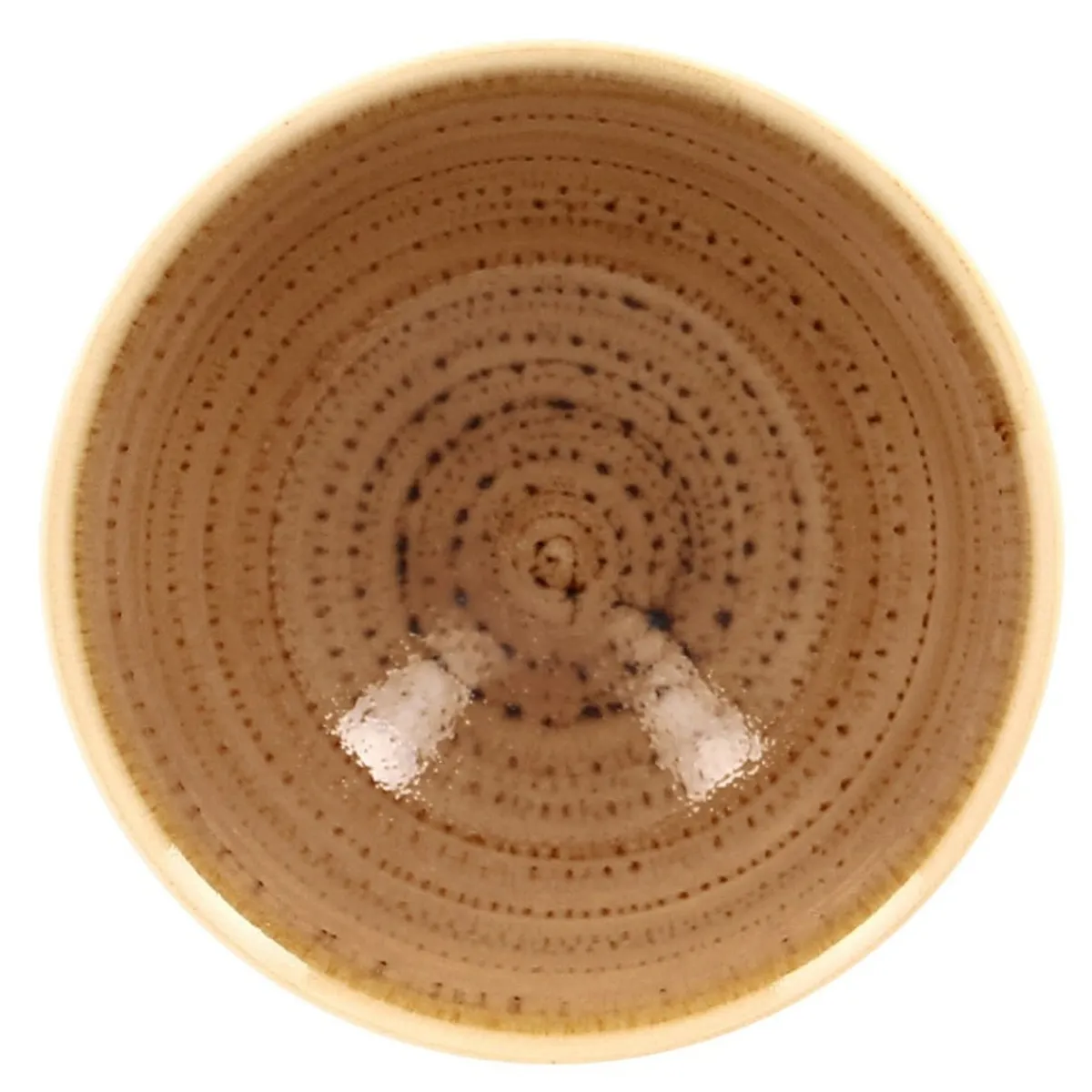 RAK Bol rond marron porcelaine vitrifiée Ø 12 cm Twirl Clearance