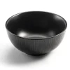 Bol rond noir grès émaillé 60 cl Ø 15 cm Magma - MEDARD DE NOBLAT Online