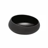 Bol rond noir grès émaillé Ø 12 cm Bahia - DEGRENNE Online