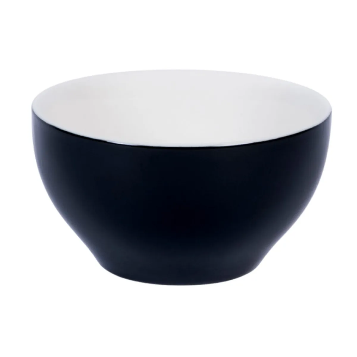 Bol rond noir porcelaine 63 cl Ø 14 cm Emotions - PRO.MUNDI New