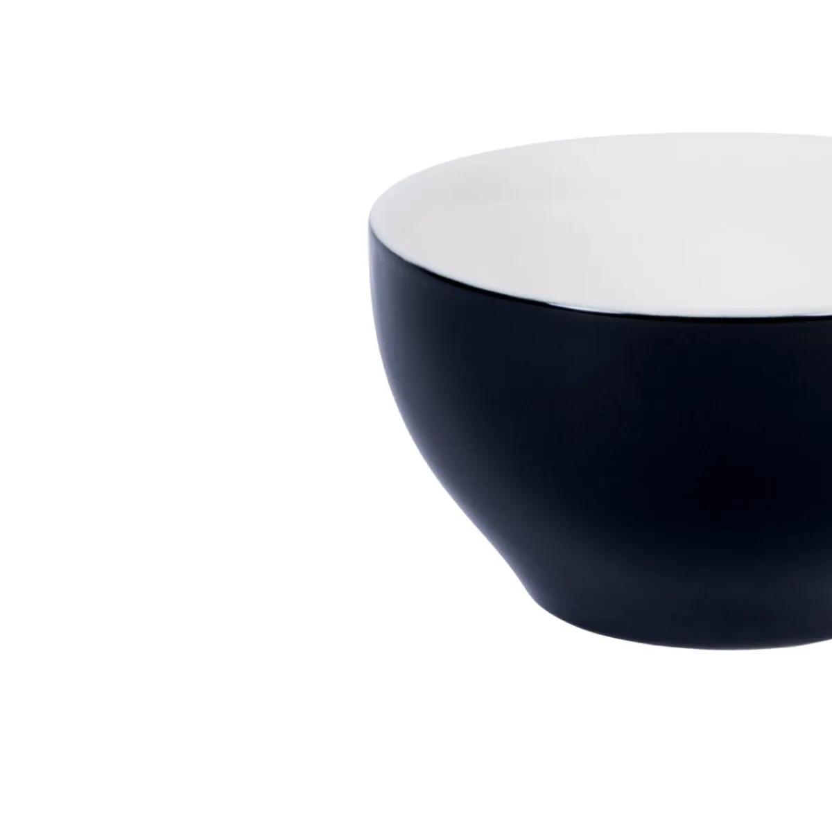 Bol rond noir porcelaine 63 cl Ø 14 cm Emotions - PRO.MUNDI New