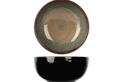 PROOF Bol rond noir porcelaine Ø 10 cm Bogota New