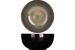 PROOF Bol rond noir porcelaine Ø 12 cm Bogota New