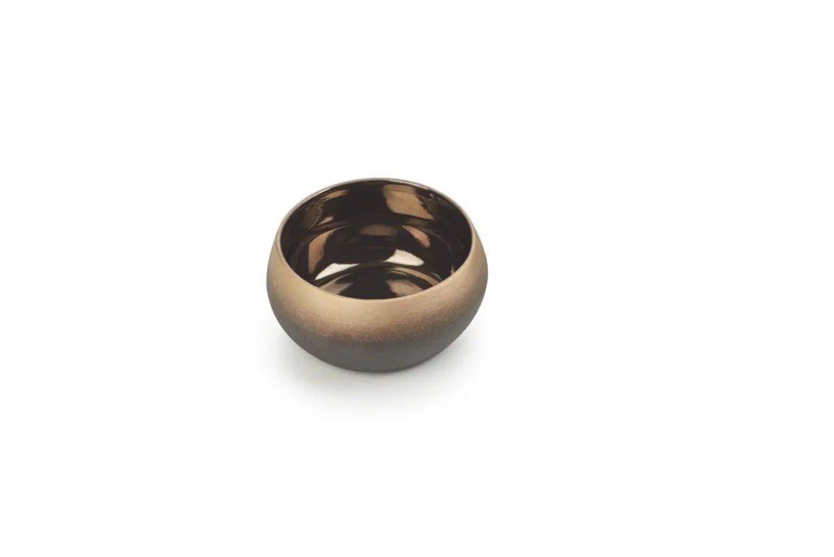Bol rond noir porcelaine culinaire Ø 7,3 cm Solstice - REVOL Best