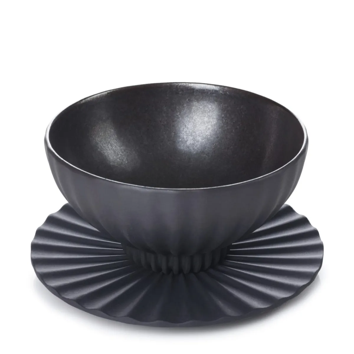 REVOL Bol rond noir porcelaine culinaire 30 cl Ø 12,3 cm Pekoe Sale