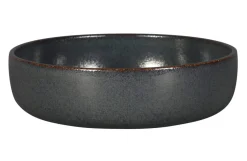 RAK Bol rond noir porcelaine vitrifiée Ø 20 cm stone Ease Outlet