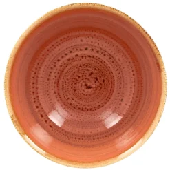 RAK Bol rond orange porcelaine vitrifiée Ø 16 cm Twirl Discount