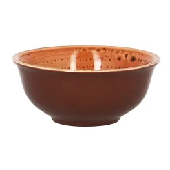 Bol rond orange porcelaine vitrifiée Ø 10,5 cm Twirl - RAK Hot