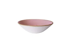 Bol rond Petal Pink porcelaine vitrifiée Ø 19 cm Stonecast Petal - CHURCHILL Online