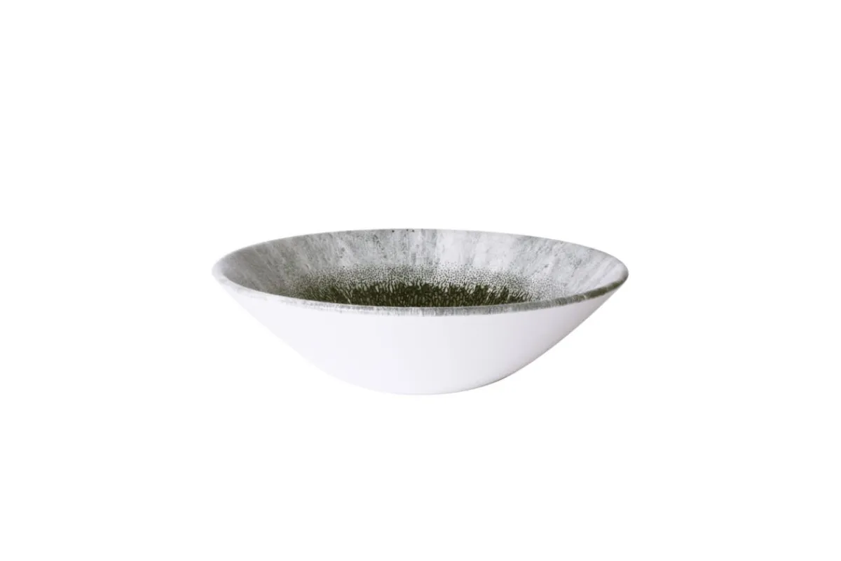 Bol rond Quartz Black porcelaine vitrifiée Ø 19 cm Fusion - CHURCHILL New