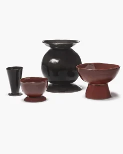 SERAX Bol rond Venetian red grès émaillé Ø 13 cm La Mère Discount