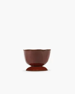 SERAX Bol rond Venetian red grès émaillé Ø 13 cm La Mère Discount