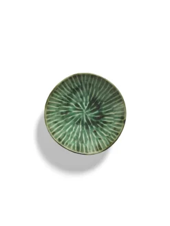 Bol rond vert grès émaillé 17 cm Ø 17 cm Verde Lanza - SERAX Hot