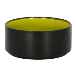 RAK Bol rond vert porcelaine vitrifiée Ø 12 cm Fire Outlet