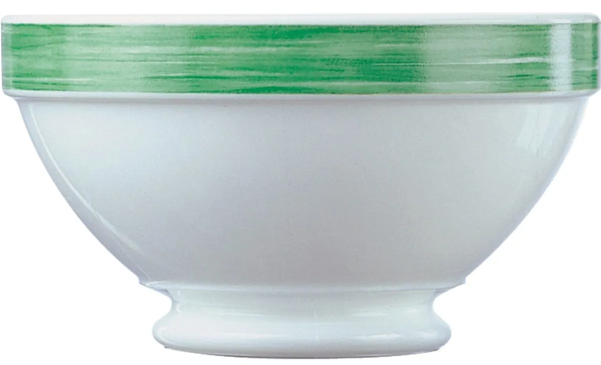 Bol rond vert verre opal 51 cl Ø 13 cm Brush - ARCOROC New