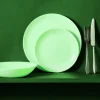 LUMINARC Bol rond vert verre opal Ø 14,5 cm Diwali