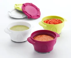 Bol rouge polypropylène (pp) 32 cl Ø 18 cm Thermodynamique - SAINT ROMAIN Discount