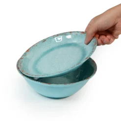 DALEBROOK Bol à salade mélamine gris Ø 190 mm 50 mm 60 cl Casablanca Discount