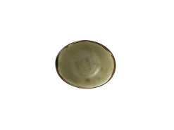 Bol à salade ovale beige porcelaine vitrifiée 17,4 cm Harvest - DUDSON Discount