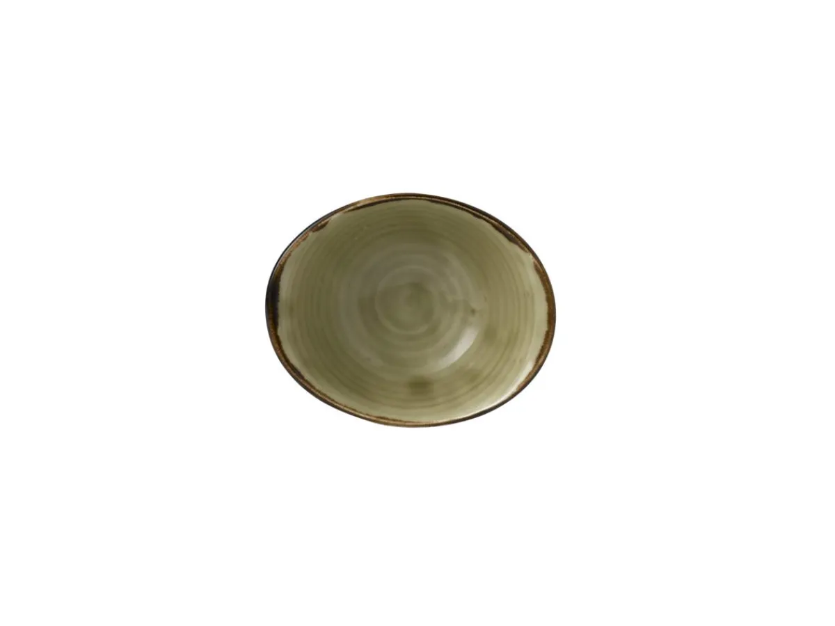 Bol à salade ovale beige porcelaine vitrifiée 17,4 cm Harvest - DUDSON Discount