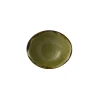 Bol à salade ovale vert porcelaine vitrifiée 17,4 cm Harvest - DUDSON New