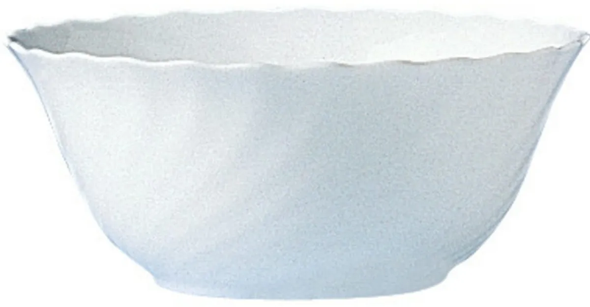 Bol à salade rond blanc verre opal Ø 17,9 cm Trianon - ARCOROC Clearance