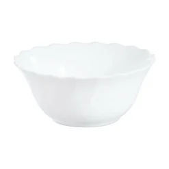 Bol à salade rond blanc verre opal Ø 12,6 cm Trianon - ARCOROC Outlet